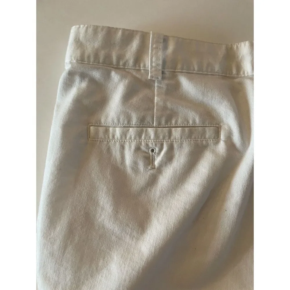 Nike Golf Shorts Mens 38 White Ivory Dri Fit‎ Performance Activewear Golf Shorts
